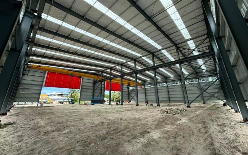 steel factory building